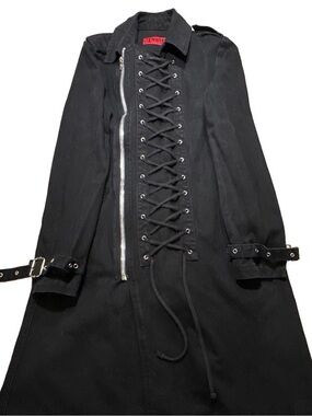 ジャケット・アウター tripp nyc laceup sidezipper design coat メンズ tripp nyc laceup sidezipper design coat